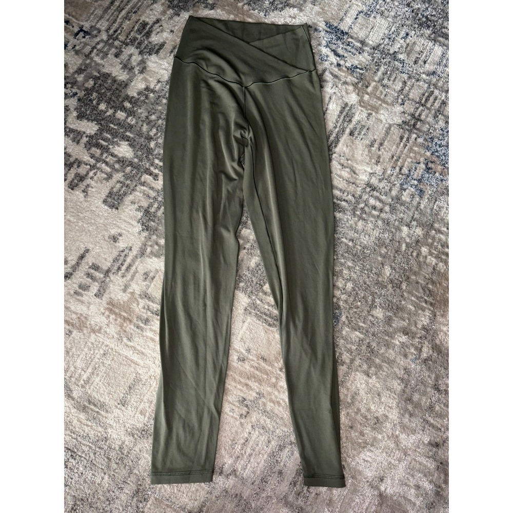 Aerie OFFLINE Real Me Crossover High Waisted 7/8 Leggings Olive Green Medium